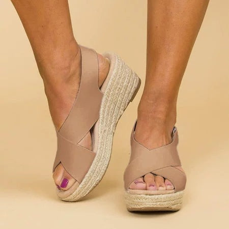Suki | Women's Wedge Sandals | Closed Toe Lightweight