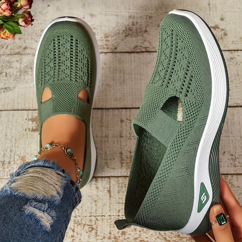 Romy | Women's Slip-On Trainers | Perforated Orthopaedic