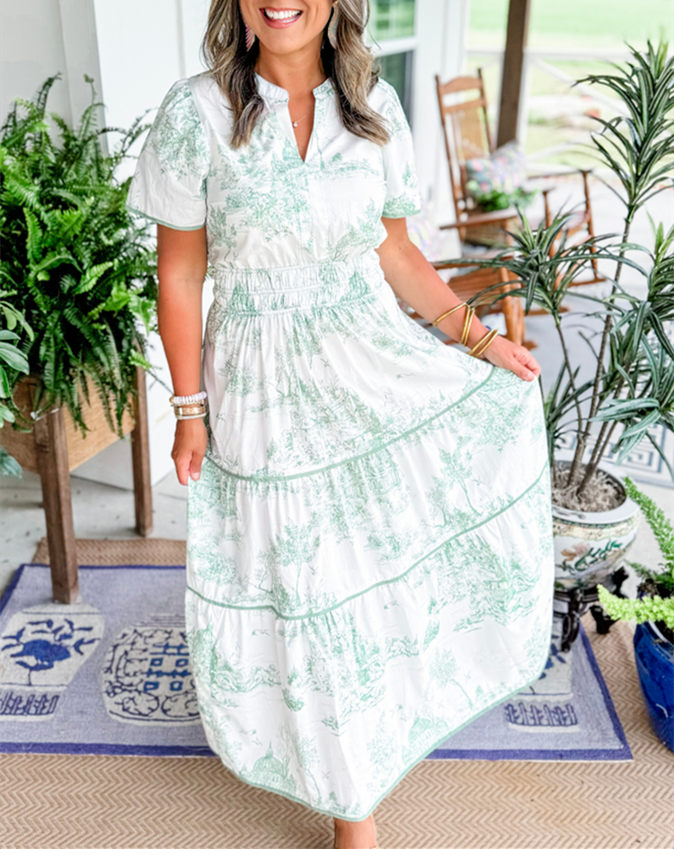 Renata | Women’s Dress | Classic Toile Maxi
