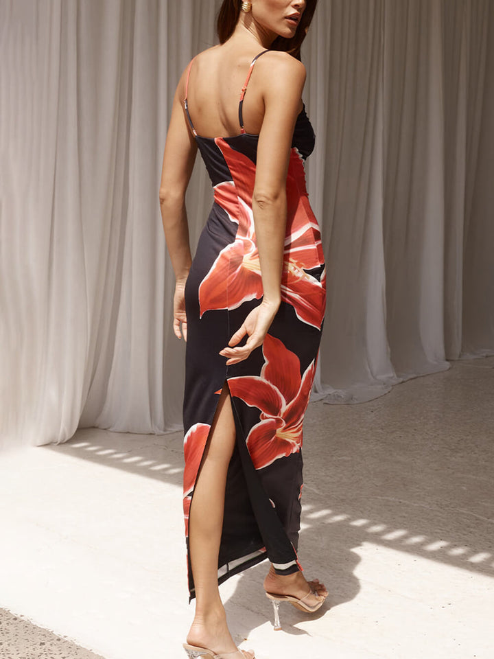 Hanaa | Women's Boho Maxi Dress | Floral Print