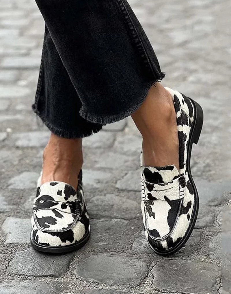 Mavis | Loafers for Women | Patterned Slip on