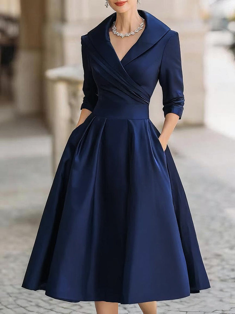 Gloria | Women's Cocktail Midi Dress | A-Line