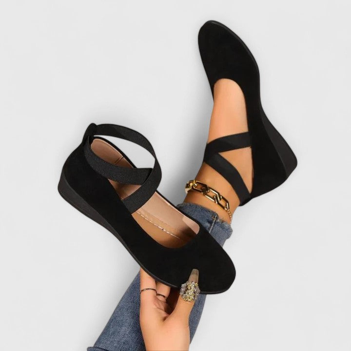 Niamh | Women's Comfortable Shoes | Ankle Strap Ballet