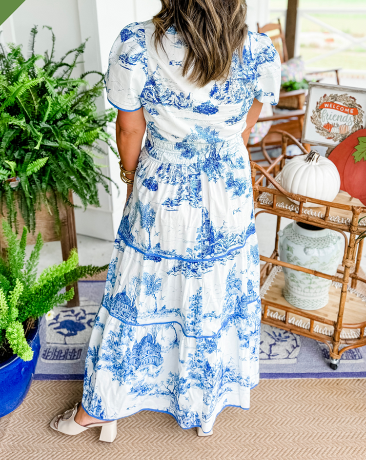 Women’s Dress | Classic Toile Maxi