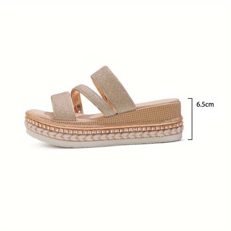 Lois | Heels For Women | Multi Strap Platform Sole Design