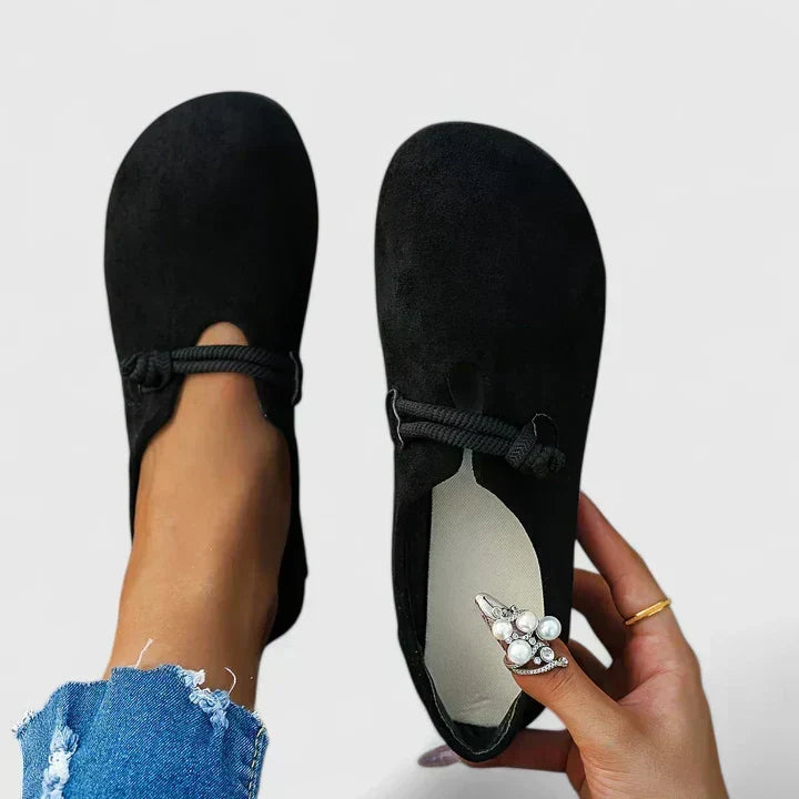 Loafers For Women | Round Toe Rope Detail