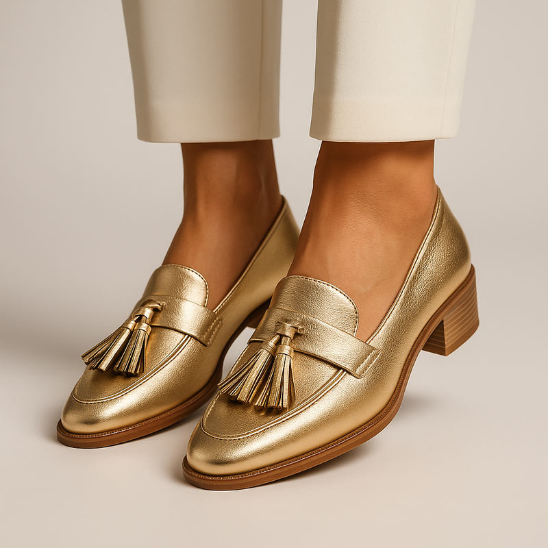 Daphne | Loafers for Women | Tassel Low Heel Design