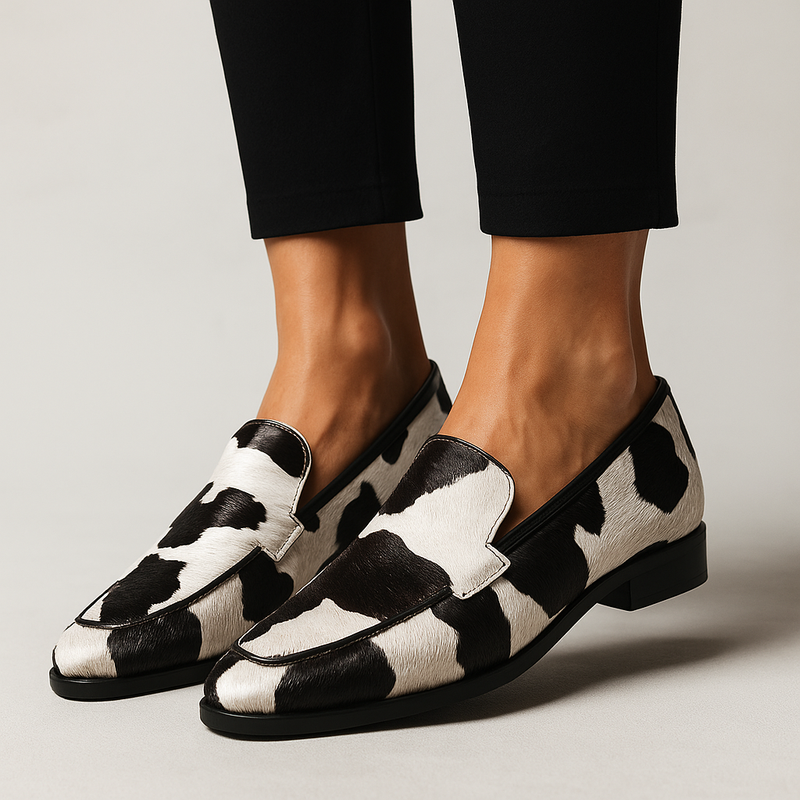 Evangeline | Loafers for Women | Patterned Print Upper