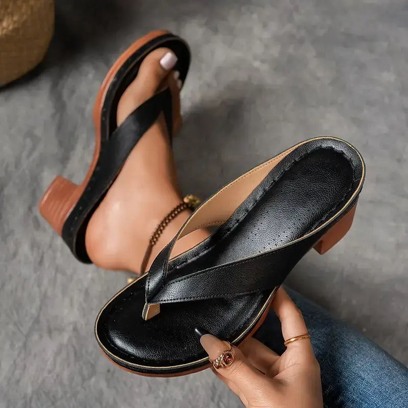 Women's Heeled Sandals | Orthopaedic Open Toe