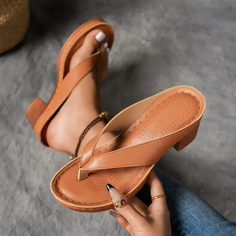 Women's Heeled Sandals | Orthopaedic Open Toe