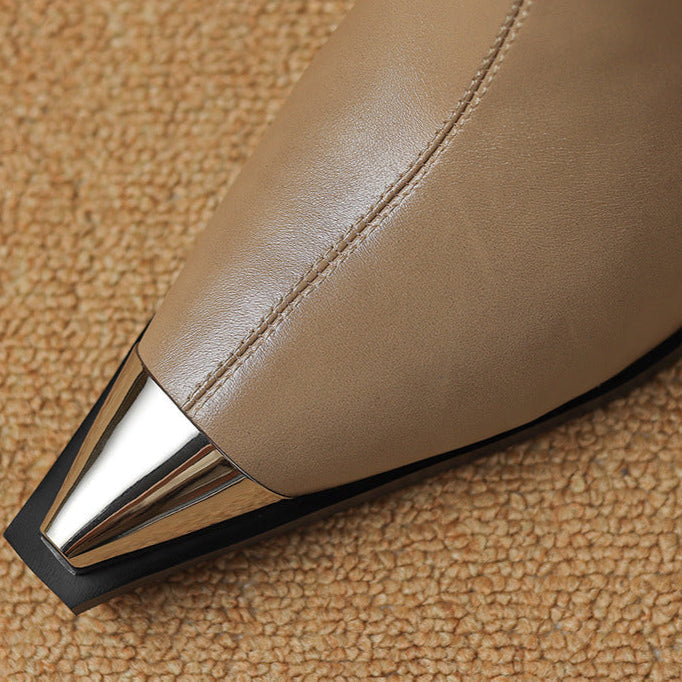 Lulu | Boots For Women | Pointed Toe Block Heel Style