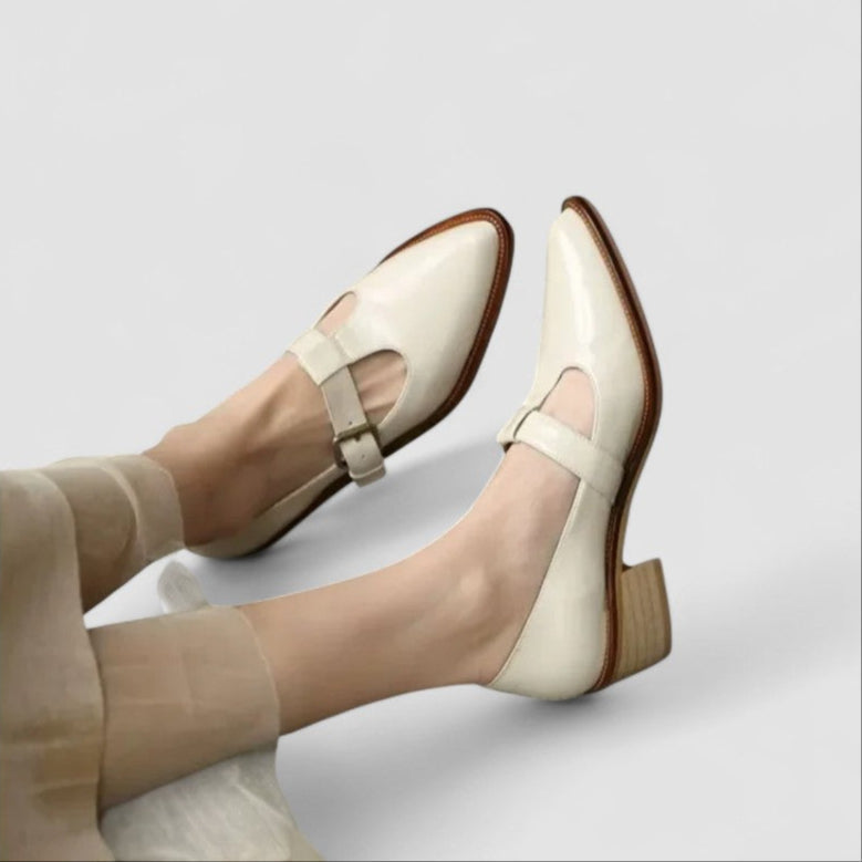 Celia | Mary Jane Shoes for Women | Low Block-Heel