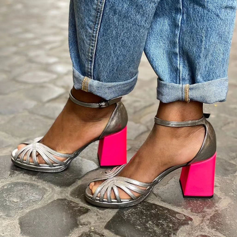 Tilly | Sandals For Women | Block Heel Ankle Strap