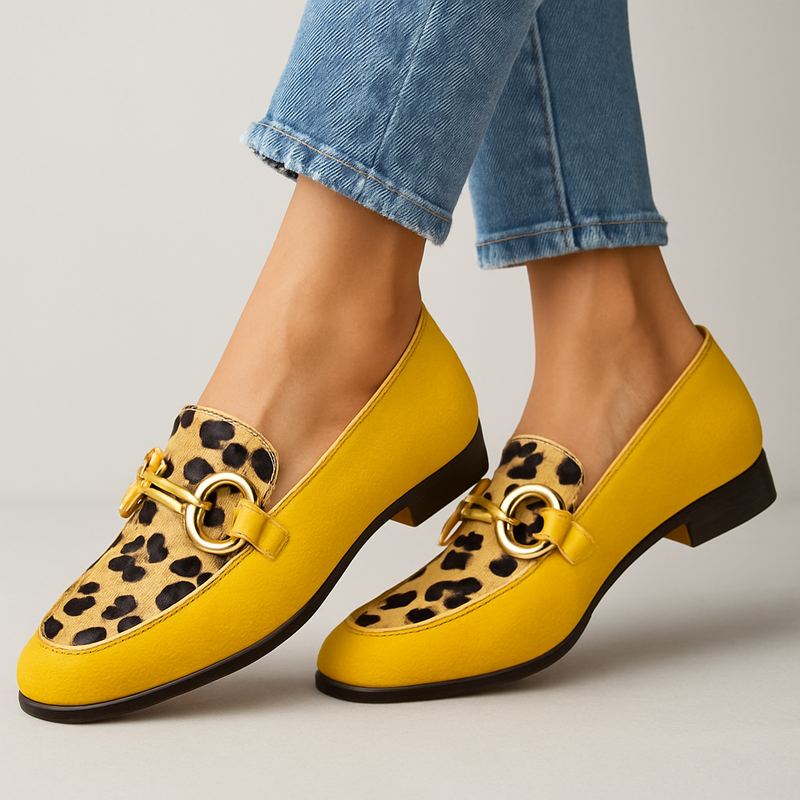 Tallulah | Loafers for Women | Patterned Detail Slip On