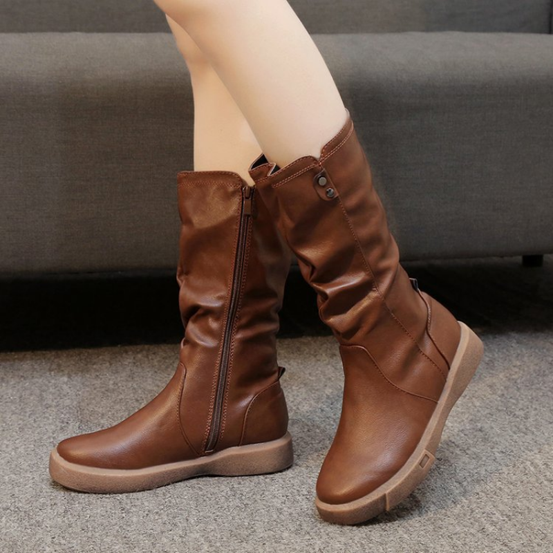 Ingrid | Boots For Women | Mid-Calf With Side Zipper