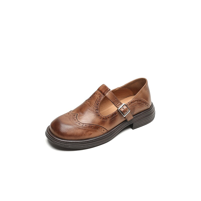 Bria | Mary Jane Shoes For Women | Closed Toe With Buckle Strap