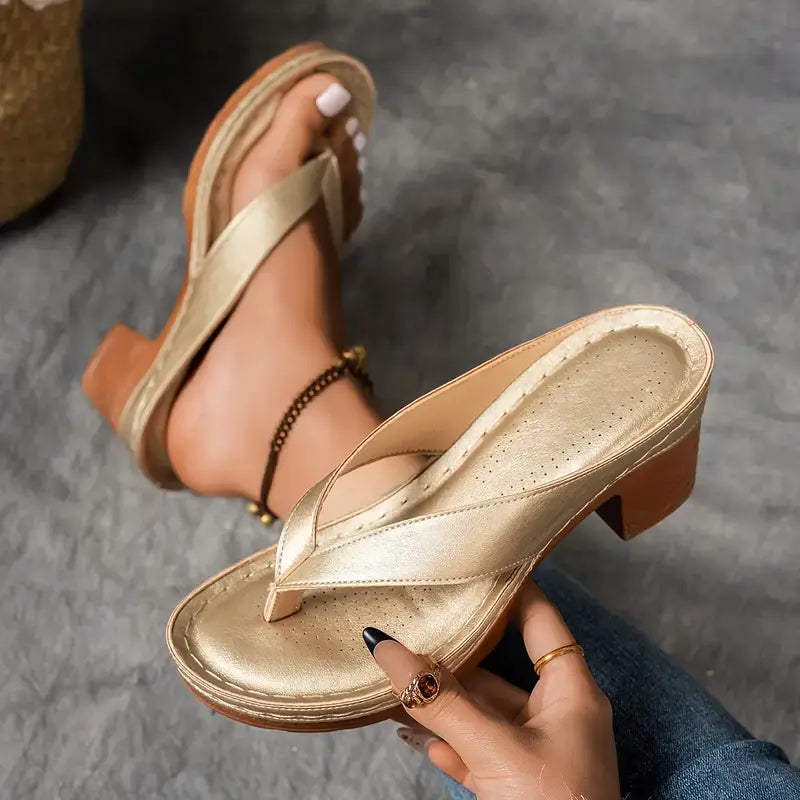 Women's Heeled Sandals | Orthopaedic Open Toe
