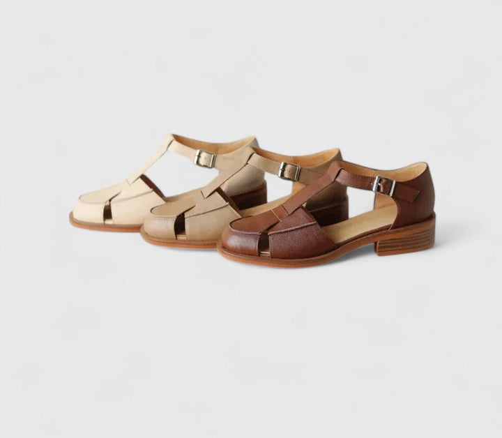 Sandals for Women |  Closed-Toe T-Strap