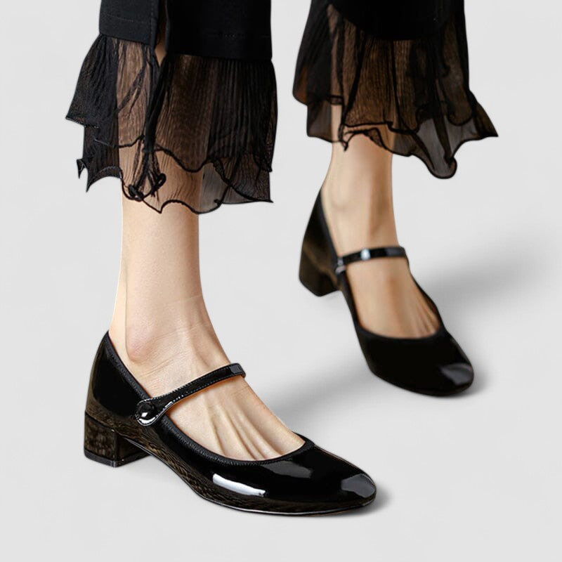 Dahlia | Mary Jane Shoes for Women | Block-Heel