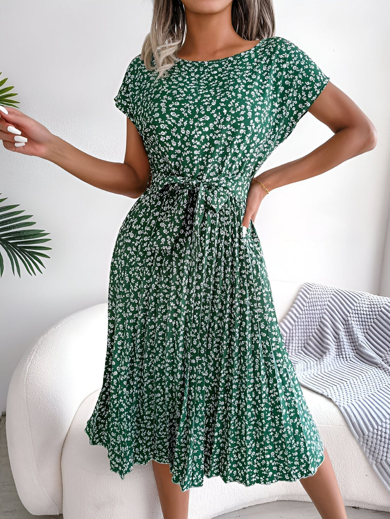 Faith | Women’s Dress | Pleated Tie Waist