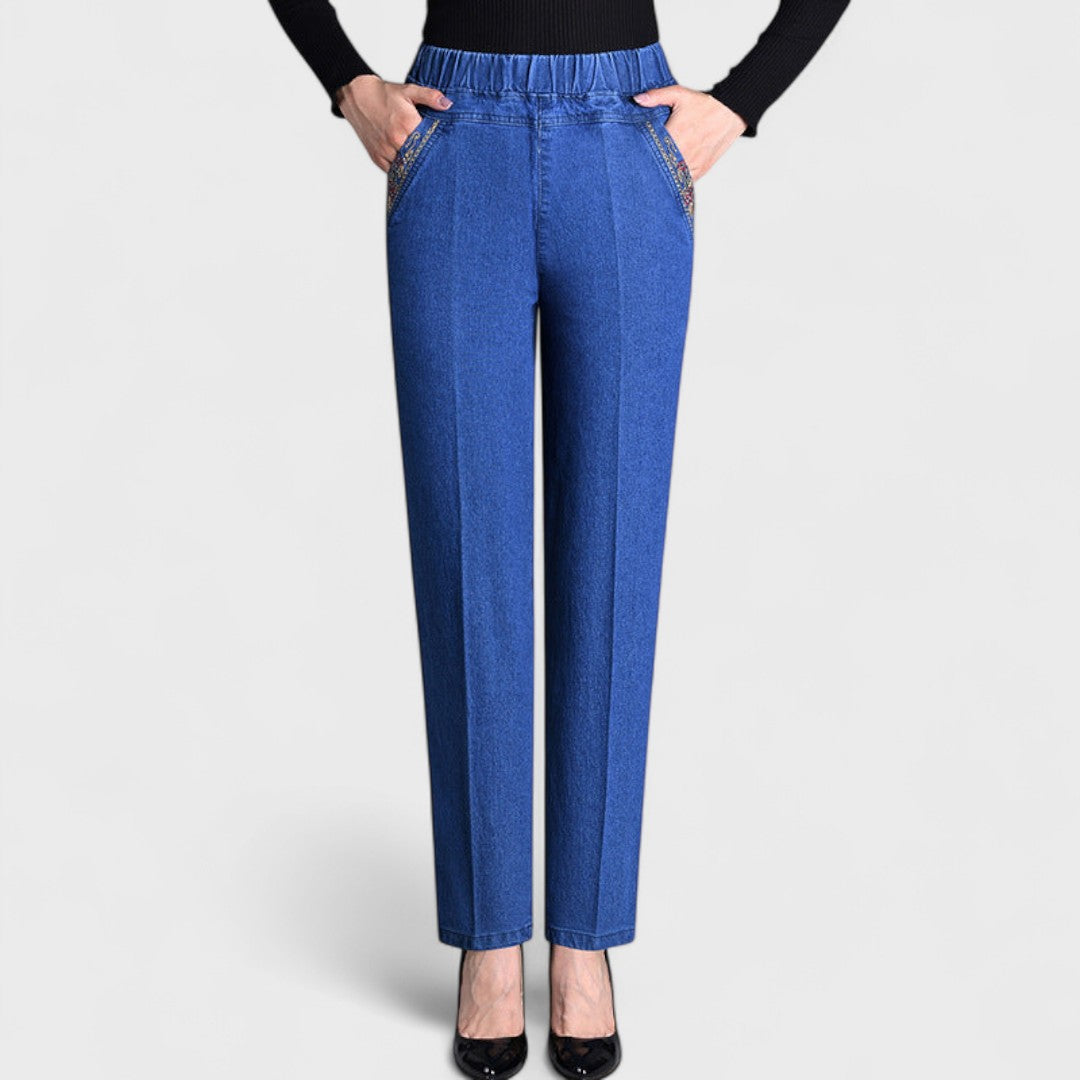 Women’s Jeans | Elastic Waist Pockets