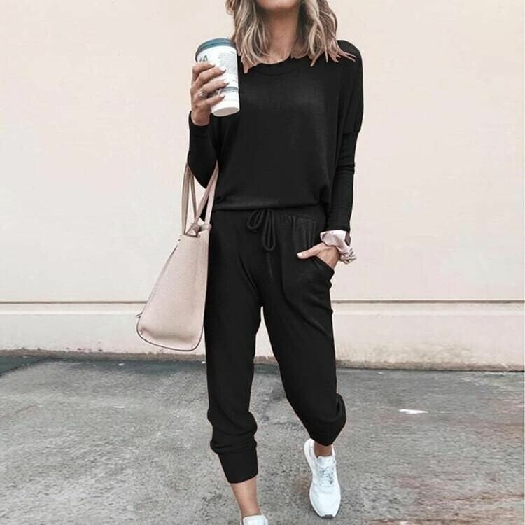 Rita | Women's Two-Piece Set | Jogger-style Trousers