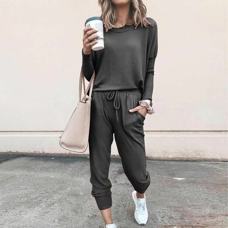 Rita | Women's Two-Piece Set | Jogger-style Trousers