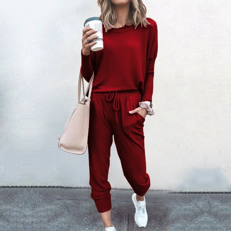 Rita | Women's Two-Piece Set | Jogger-style Trousers